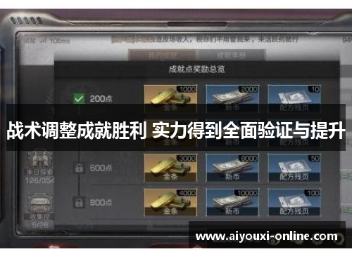 战术调整成就胜利 实力得到全面验证与提升