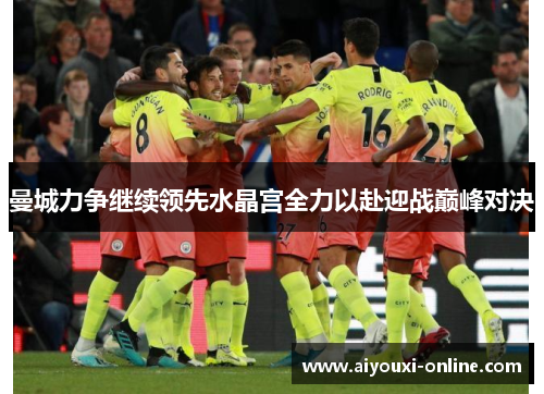 曼城力争继续领先水晶宫全力以赴迎战巅峰对决